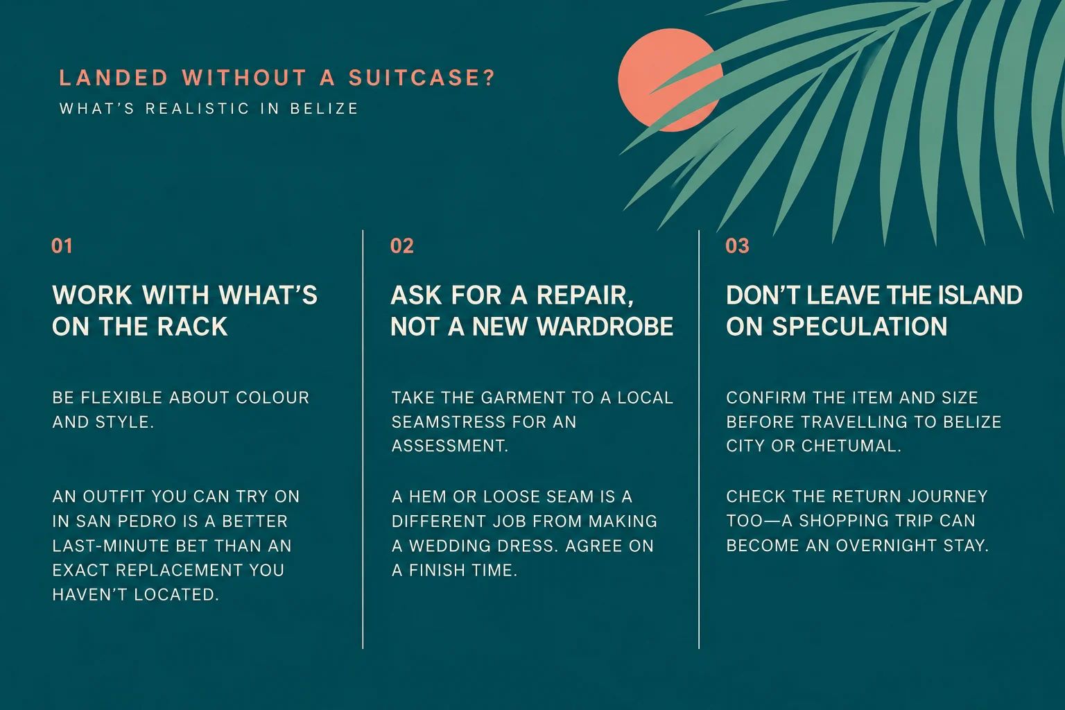 Landed Without a Suitcase? Your Guide to Wedding Clothes in Belize