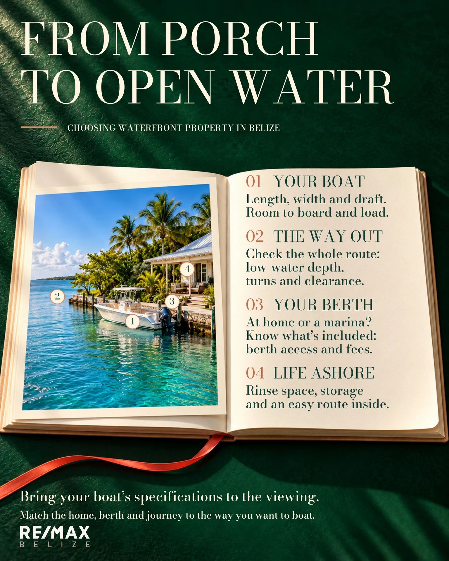 A Home for You—and Your Boat: Choosing Waterfront Property in Belize