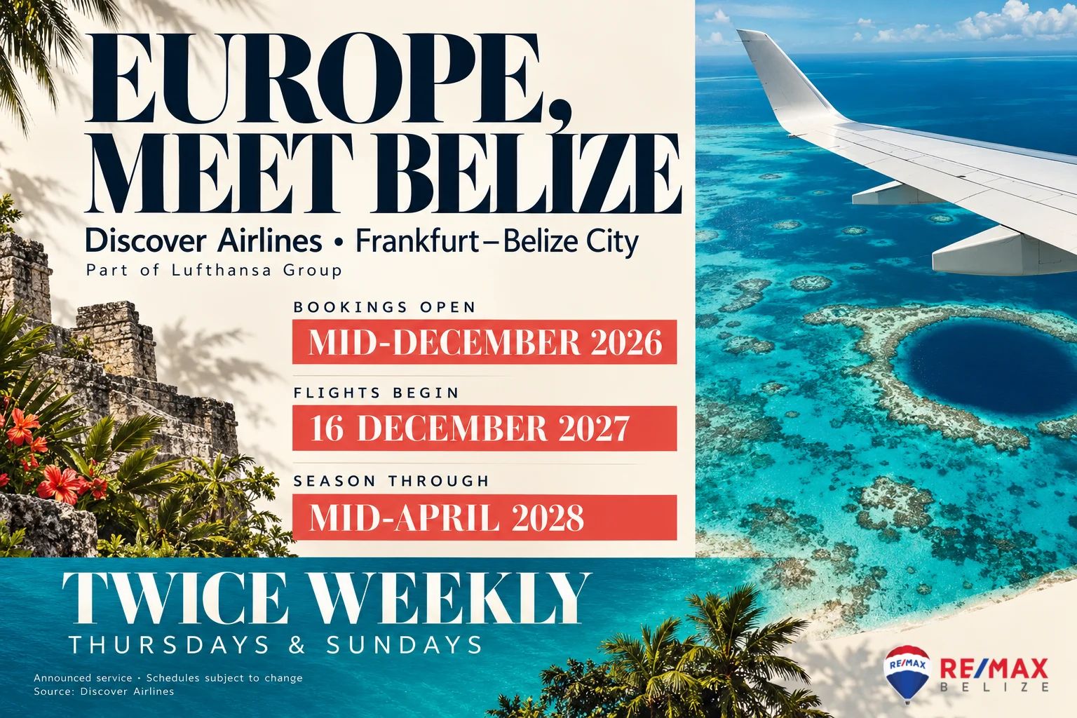 Belize Is Opening to Europe. The Opportunity Goes Well Beyond Frankfurt.