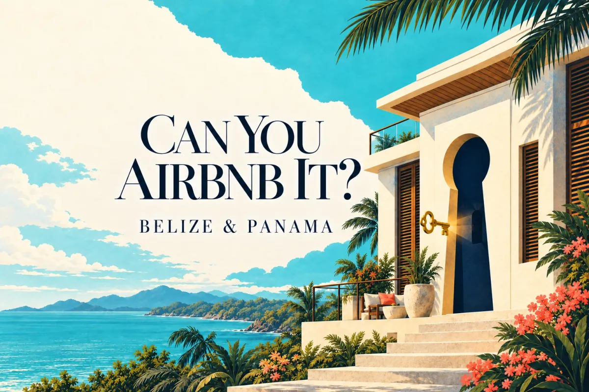 Can You Actually Airbnb the Property You’re Buying? Belize and Panama (Part One)