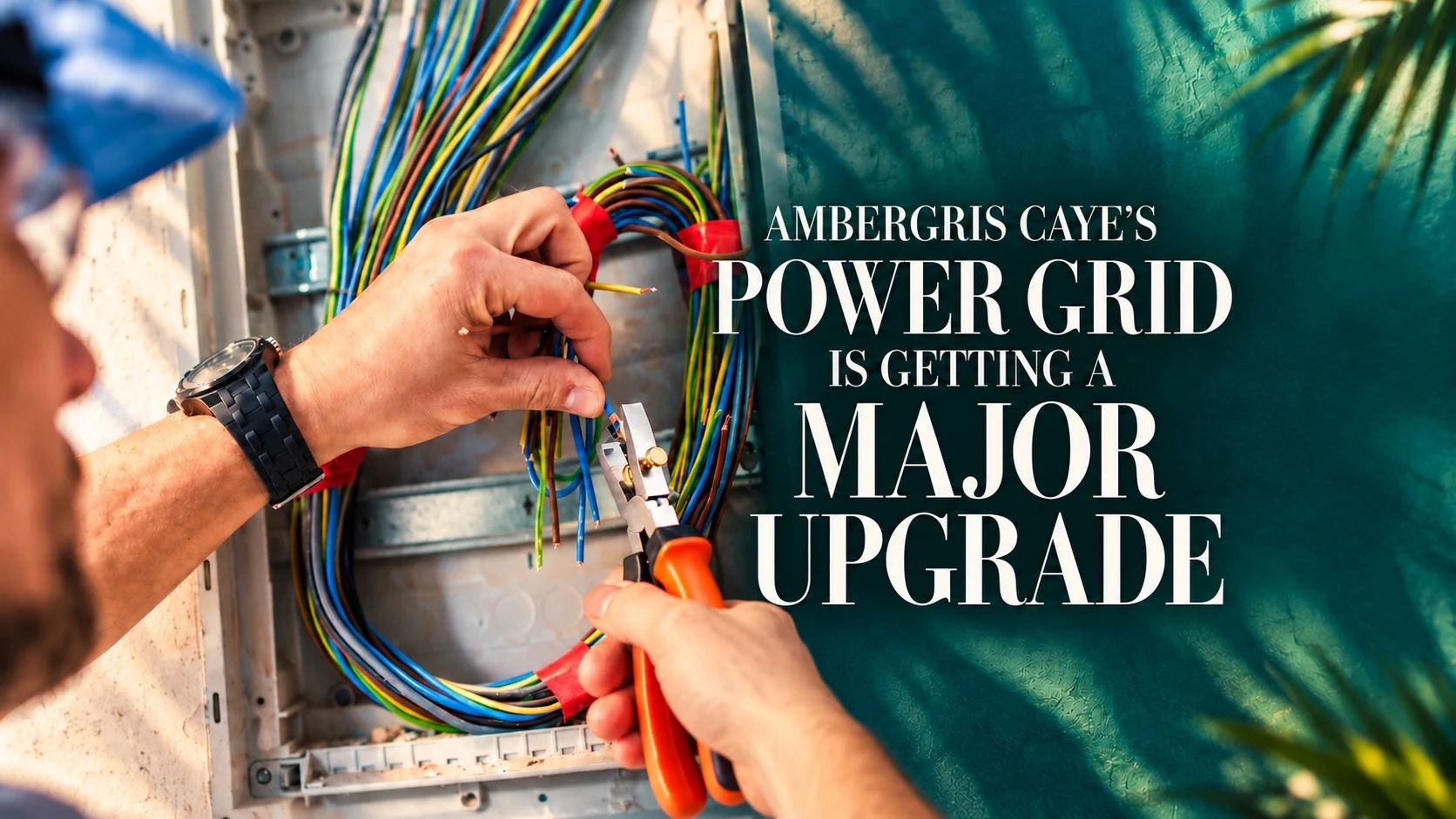 Ambergris Caye’s Power Grid Is Getting a Major Upgrade