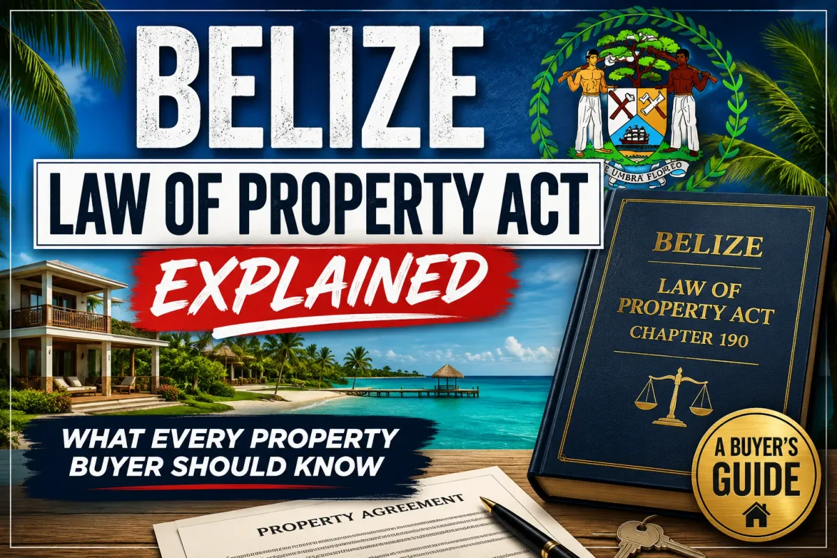 The Belize Law of Property Act Explained: What Every Property Buyer Should Know