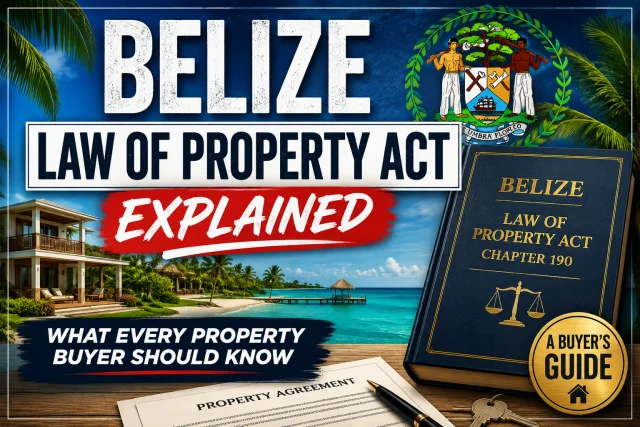 The Belize Law of Property Act Explained: What Every Property Buyer Should Know