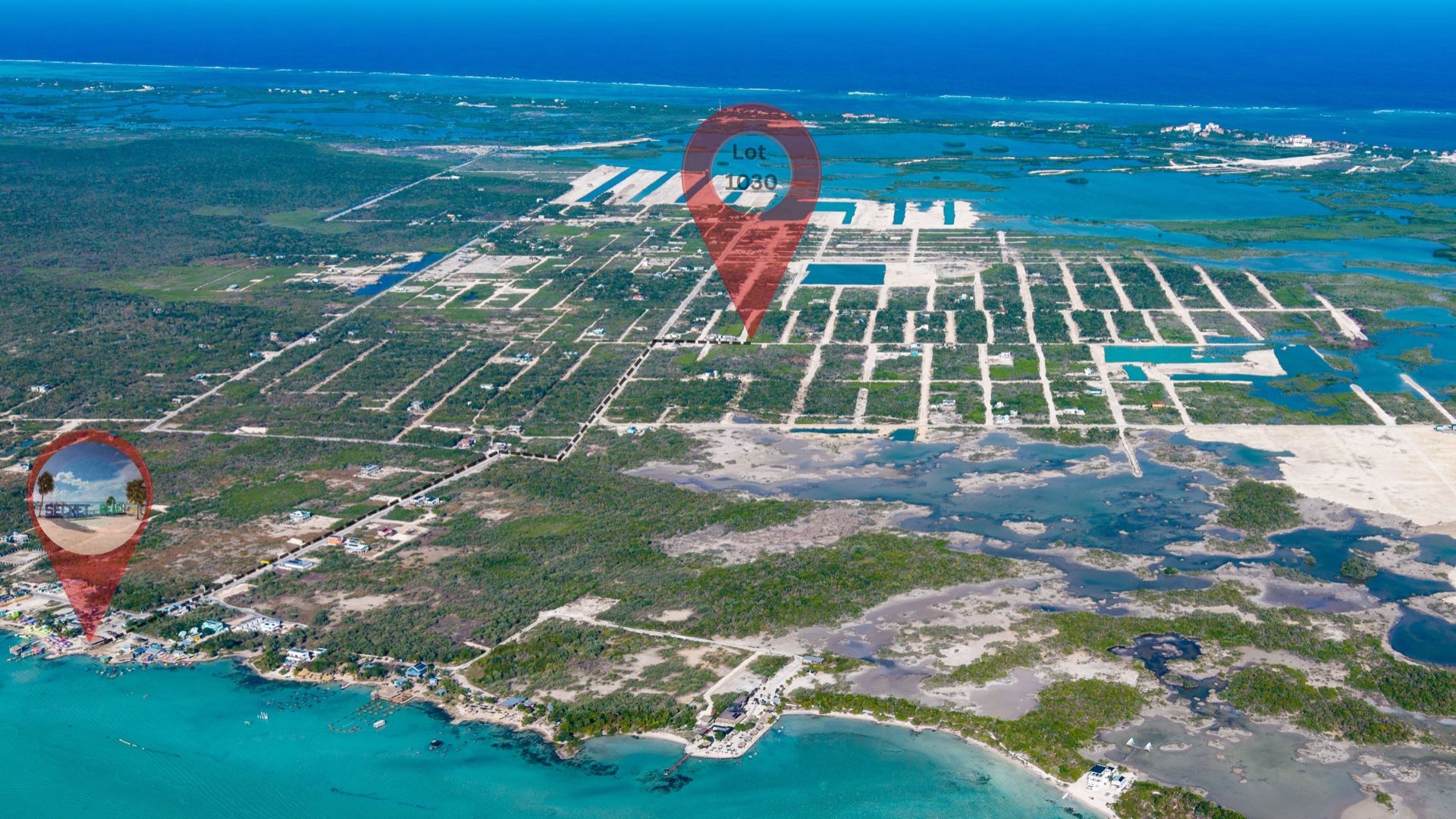 Lot 1030 – Prime Corner Lot in West Caye Near Secret Beach | $75,000 USD