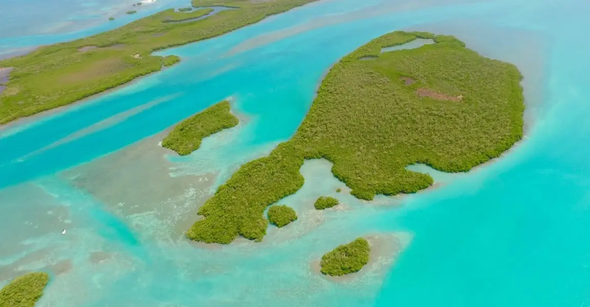 28 Acre Private Island with a Lake at Morgan’s Caye