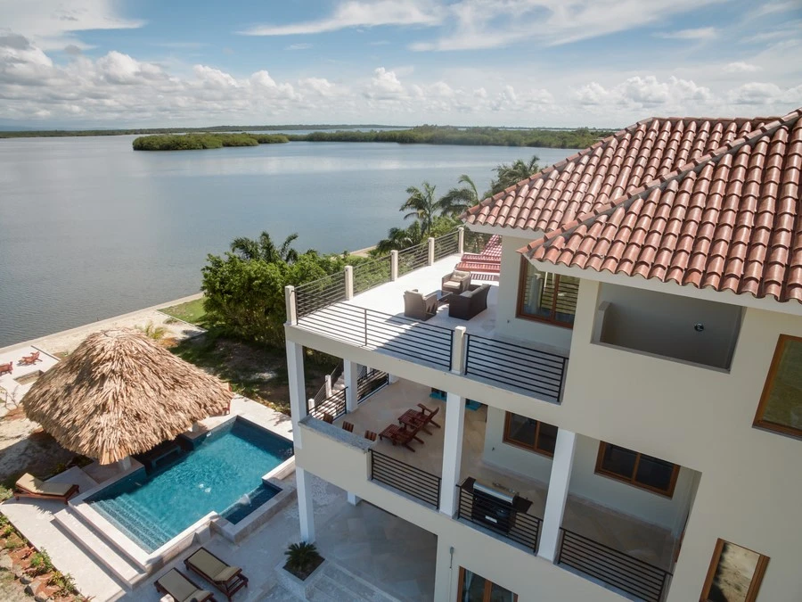 Stunning Waterfront House with Private Pool and Spectacular Views in Placencia Residence.